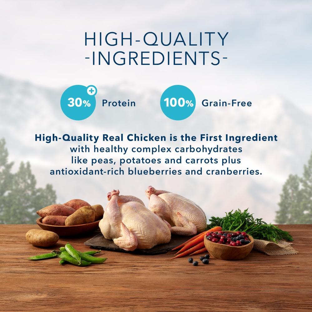 Blue Buffalo Wilderness Grain-Free High Protein Salmon Recipe for Large Breed Dogs