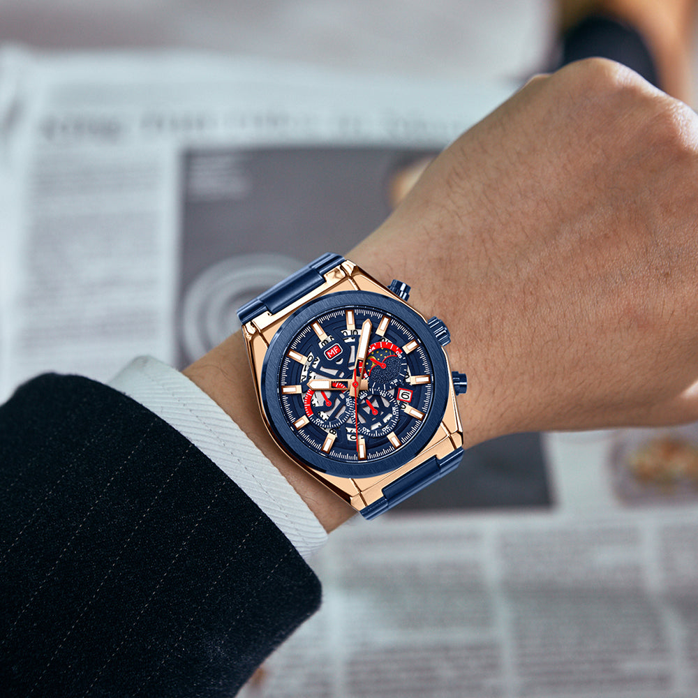 Stylish Men's Quartz Business Watch with Luminous Dial