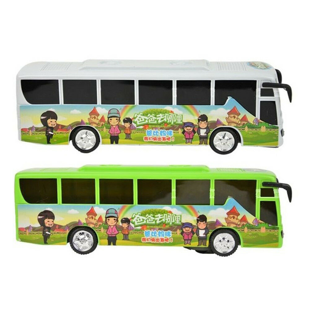 Children's Electric Music Bus Toy with Lights