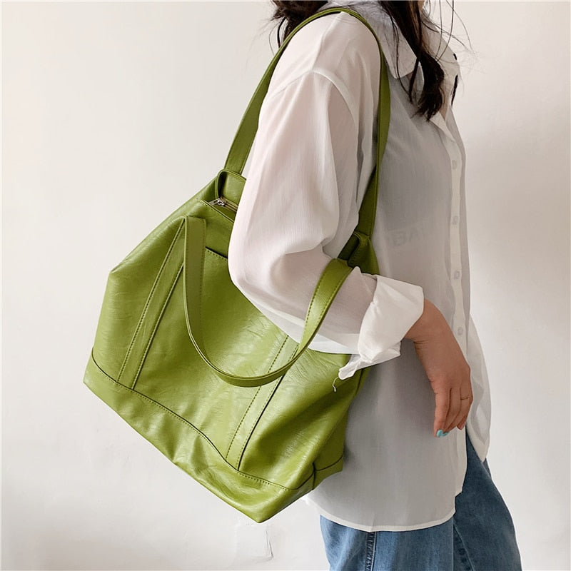 Kukombo Large Capacity Soft Tote Bags for Women, Summer Fashion