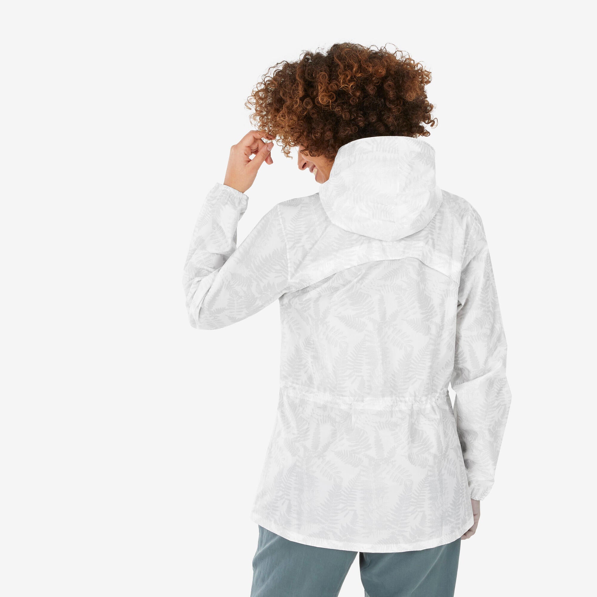 Quechua Women's Raincut Full Zip Jacket - Windproof, Waterproof, and Ventilated