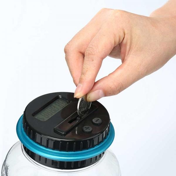Smart Digital Piggy Bank with LCD Display for Kids and Adults