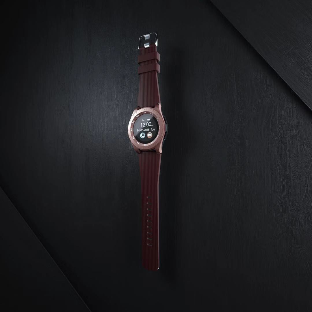 Smart Silicone Wristband Watch with Health Tracking