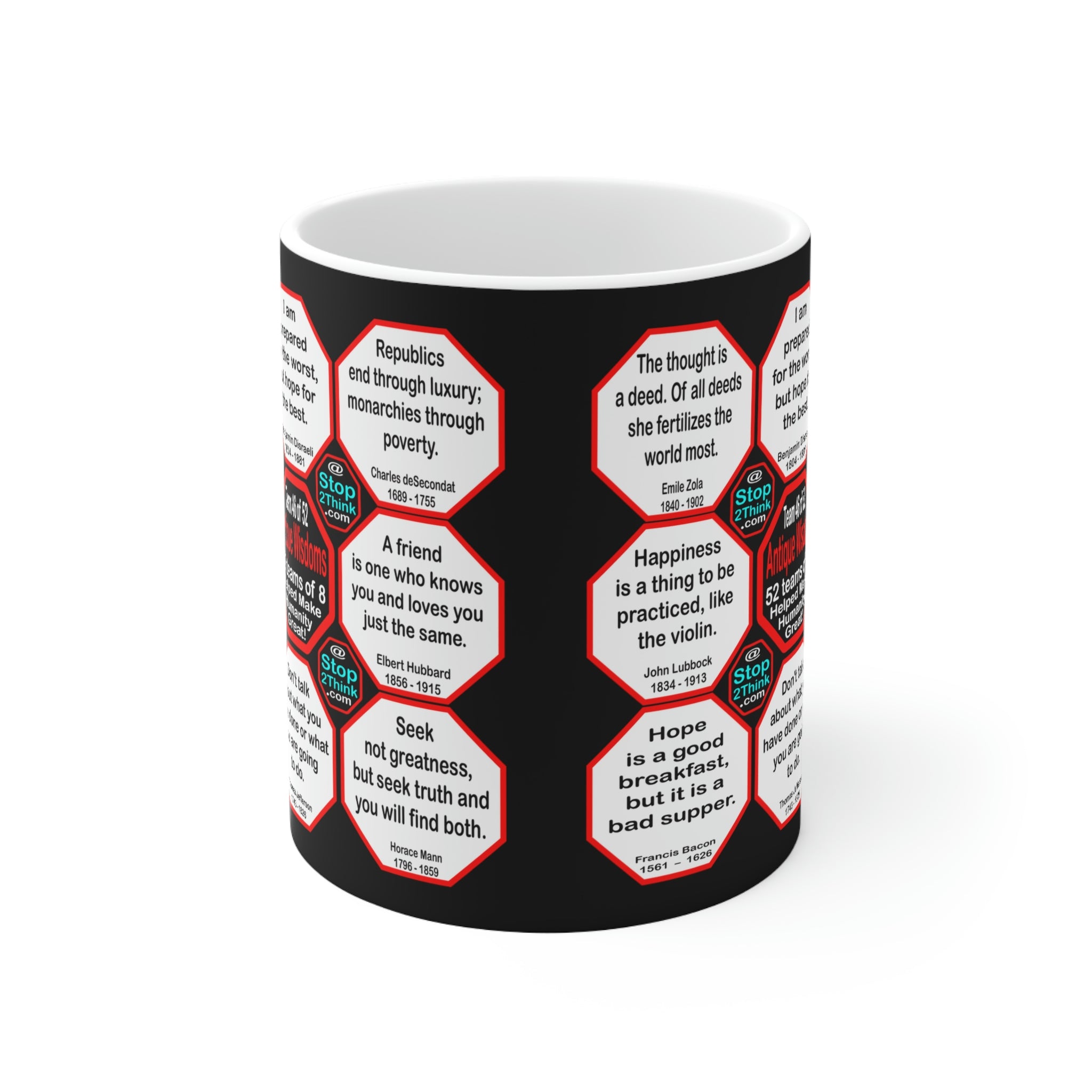 Inspirational Quotes Ceramic Mug - Team 46 of 52 Teams