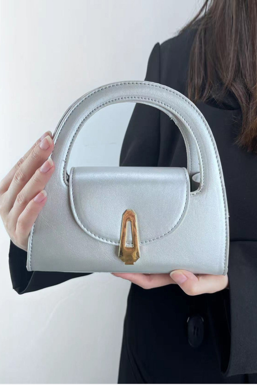 Stylish PU Leather Small Handbag