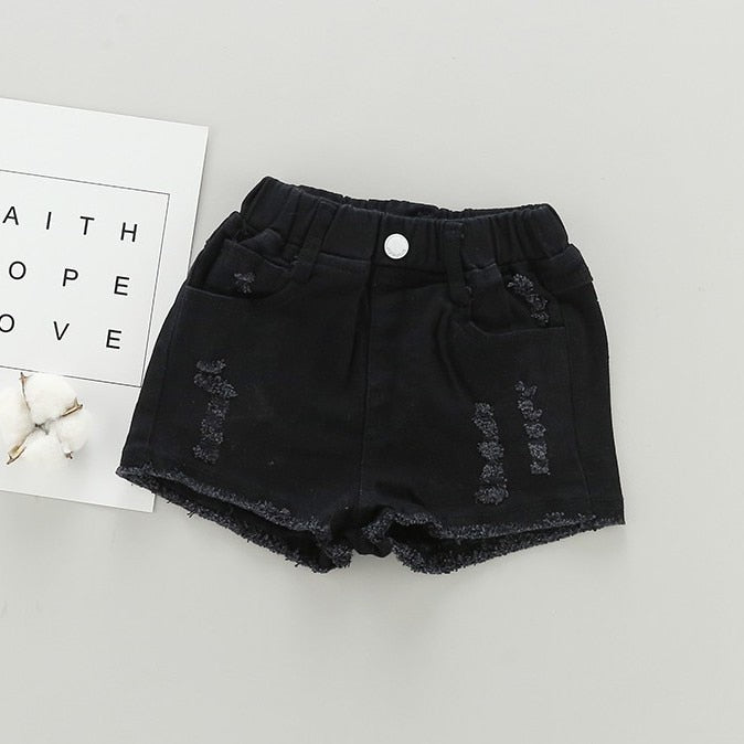 VIDMID Girls' Soft Cotton Shorts - Casual Summer Wear