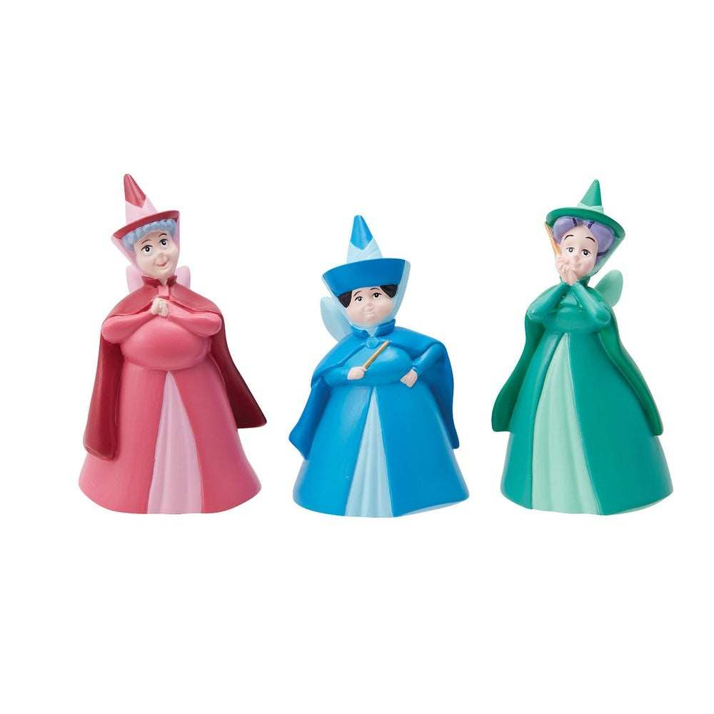 Disney's Enchanted: Sleeping Beauty Fairies Miniature Set