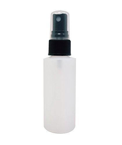 10-Pack 2oz HDPE Fine Mist Spray Bottles Set with Screw-On Pumps