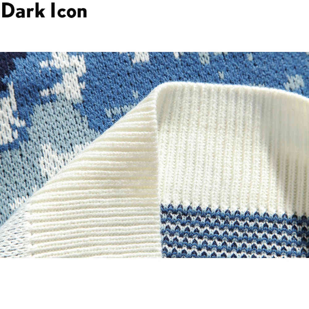 Stylish Letter-Patterned Preppy Sweater for Men and Women