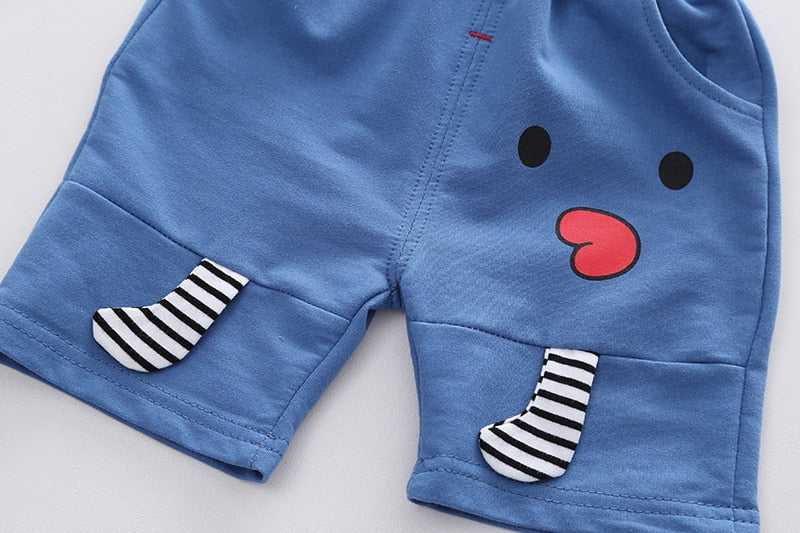Casual Cotton Blend Baby Clothing Set for Boys and Girls