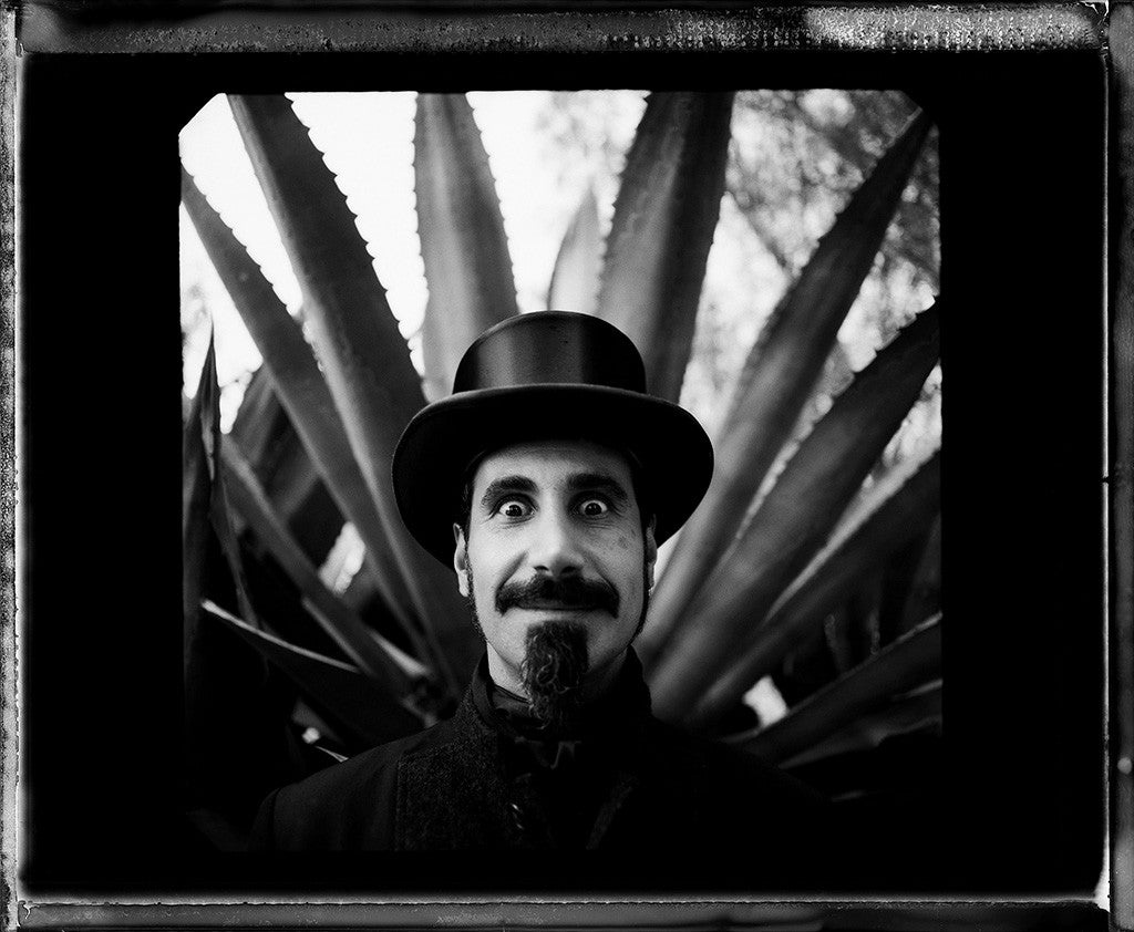 Serj Tankian System Of a Down Black and White Rock Music Poster