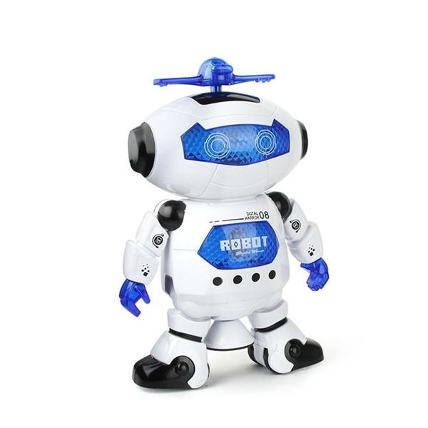 Interactive LED Dance Robot Toy with Music for Kids