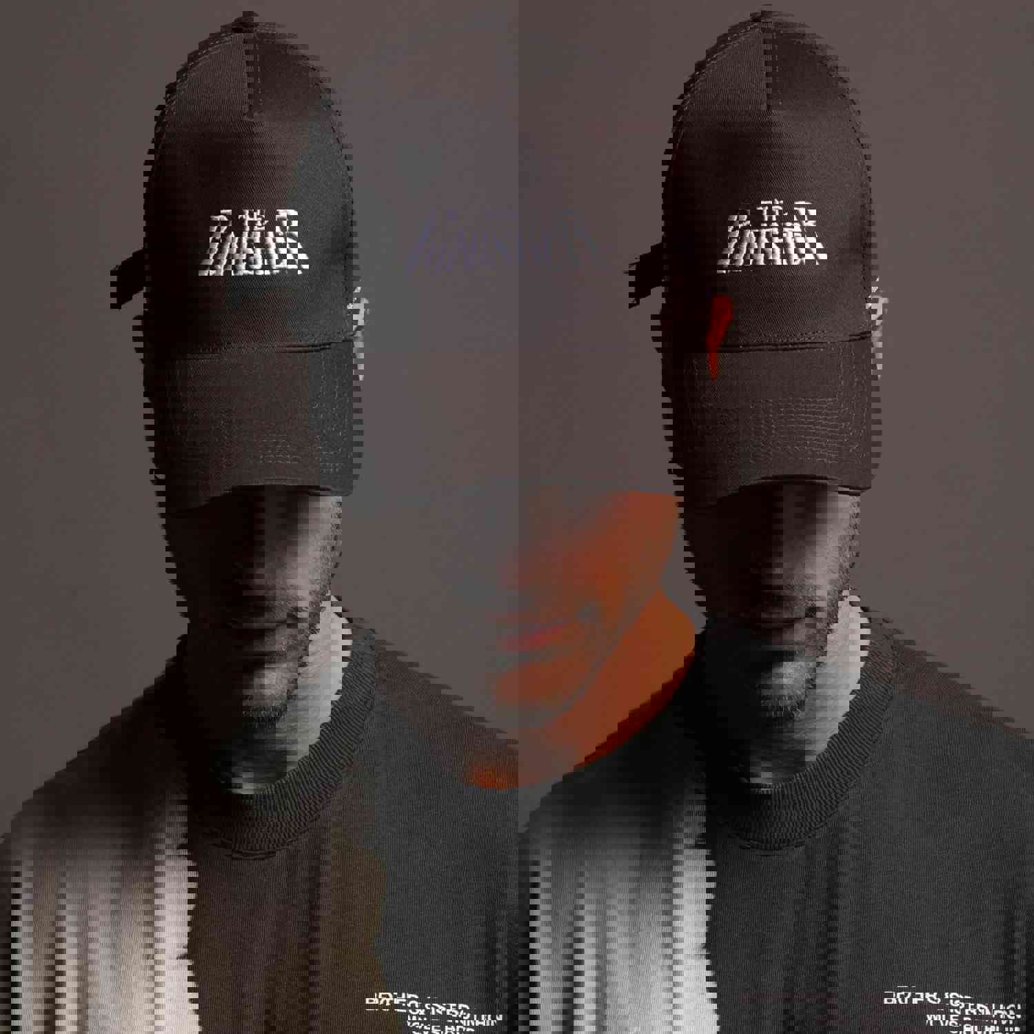 Punisher x Darc Sport 5 Panel Hat in Wolf Gray