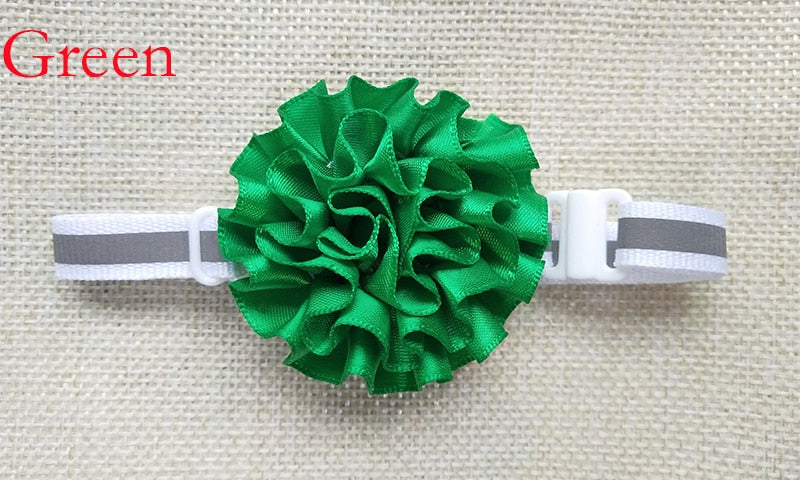 Reflective Pet Collar with Bow Ties for Small Dogs and Cats - 50pcs Pack