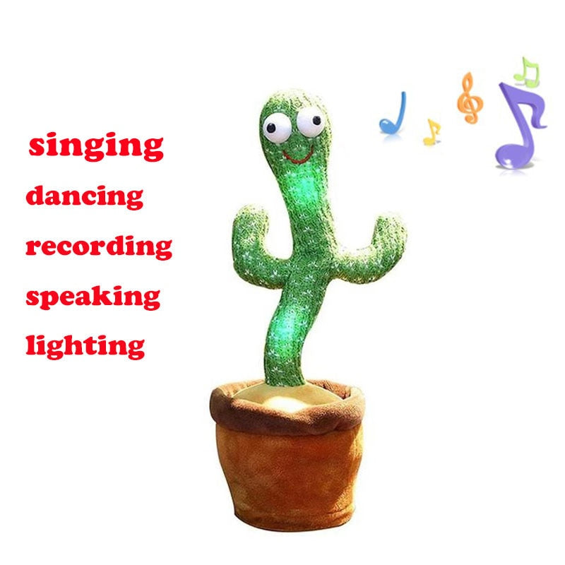 Interactive Dancing Cactus Toy for Kids
