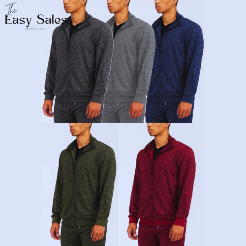 Stylish Marbled Lightweight Active Track Jacket