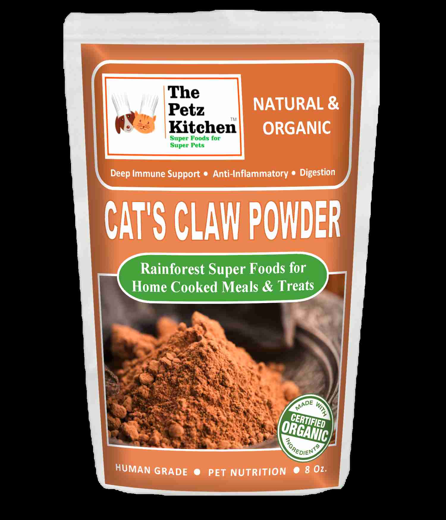 Organic Cats Claw Powder for Enhanced Immunity & Reduced Inflammation