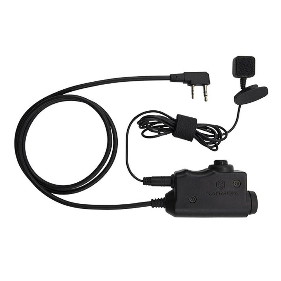 EARmOR M32 MOD4 Tactical Headset & M52 PTT Set for Military & Shooting