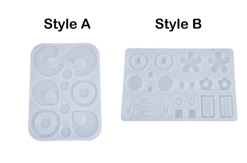 Stylish Drop Dangle Earring Silicone Mold for Jewelry Crafting