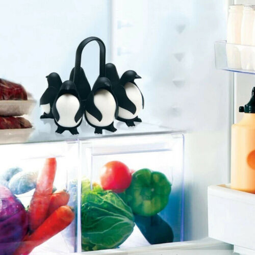 Penguin-Themed Egg Rack - Fun and Functional Kitchen Gadget