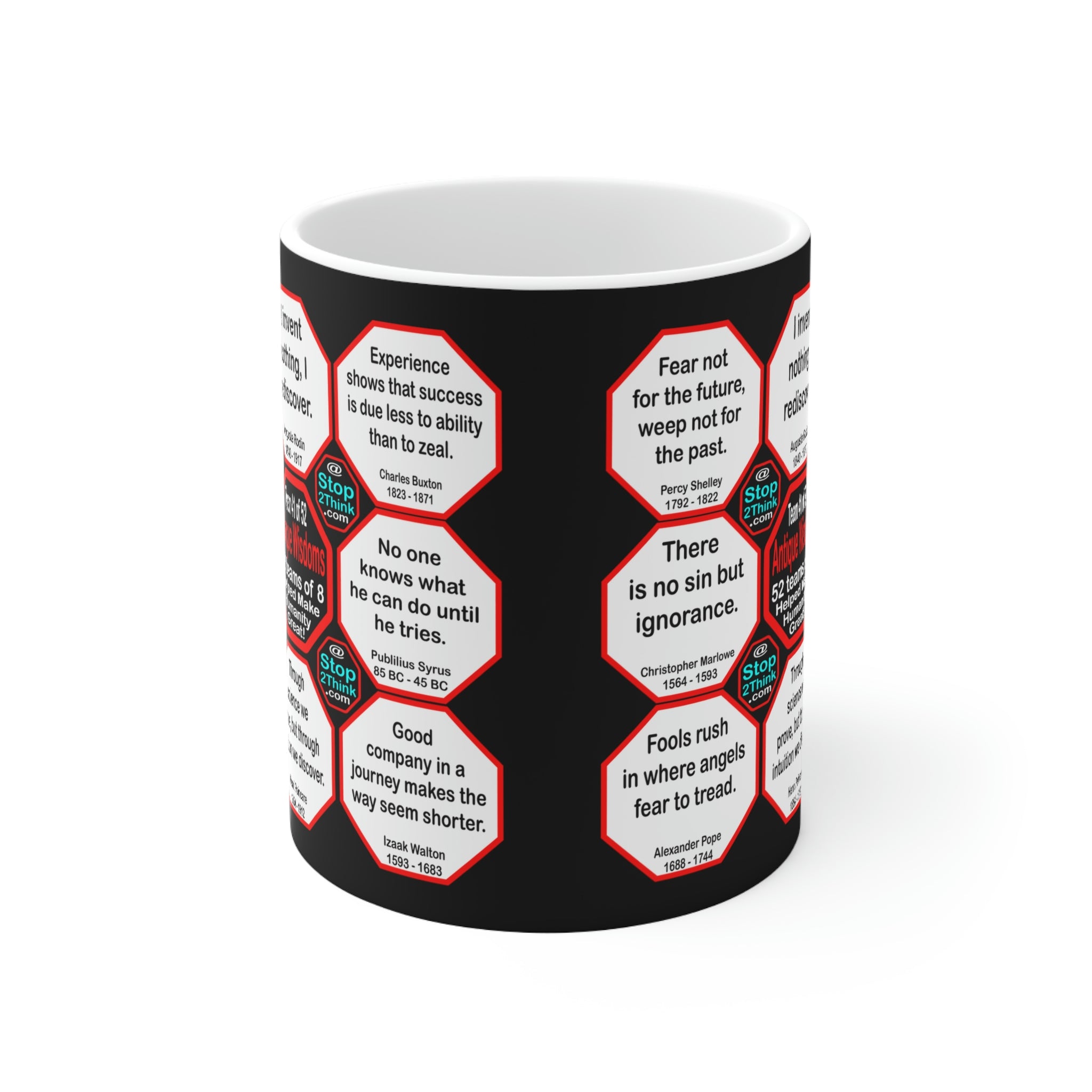 Inspirational Quotes Ceramic Mug - Team 41 of 52