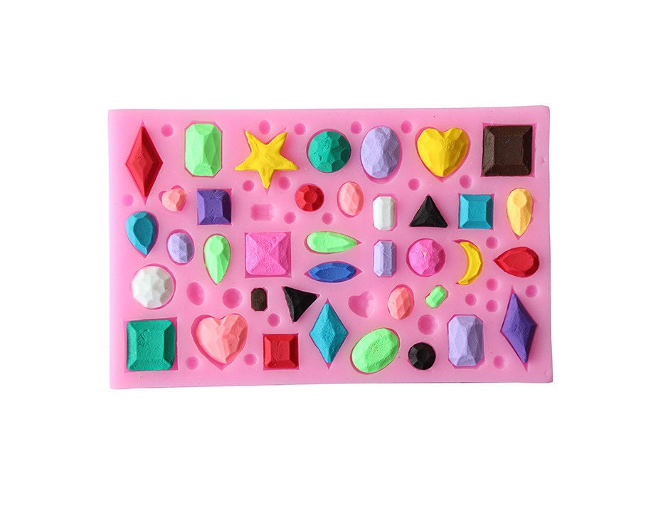 Silicone Gem Mold for Crafting - Princess Tear Drop Diamond