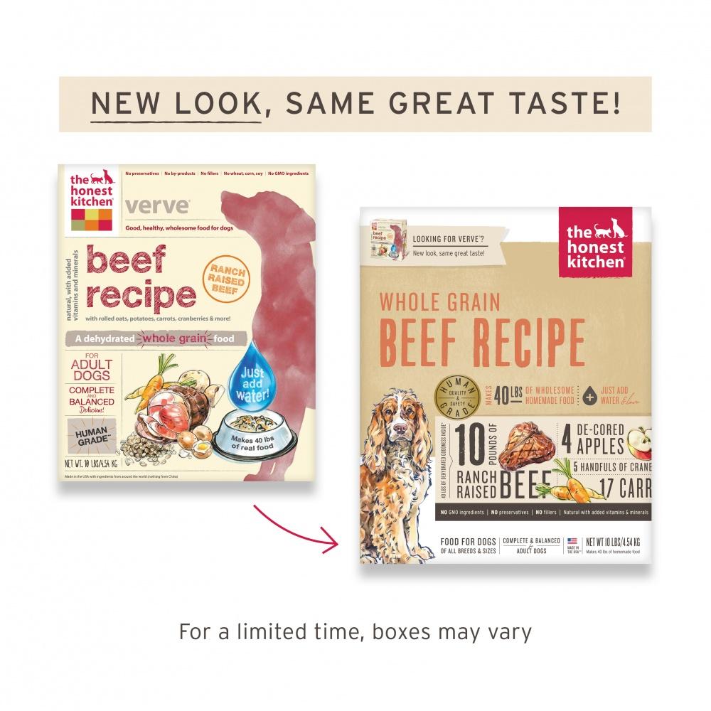Lucy's Original Human-Grade Dehydrated Dog Food - Whole Grain Beef Recipe