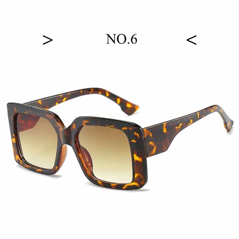 Stylish Oversize Square Sunglasses for Women