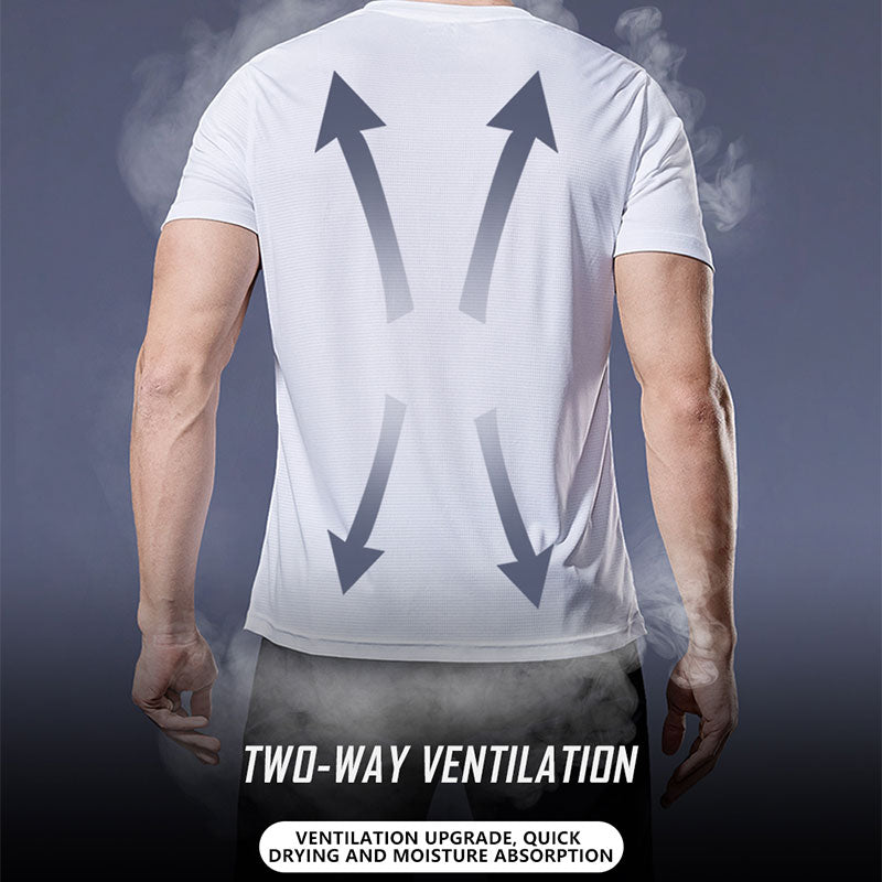 High-Performance Men's Running T-Shirt, Quick-Dry, Short Sleeve, Fitness Gym Wear