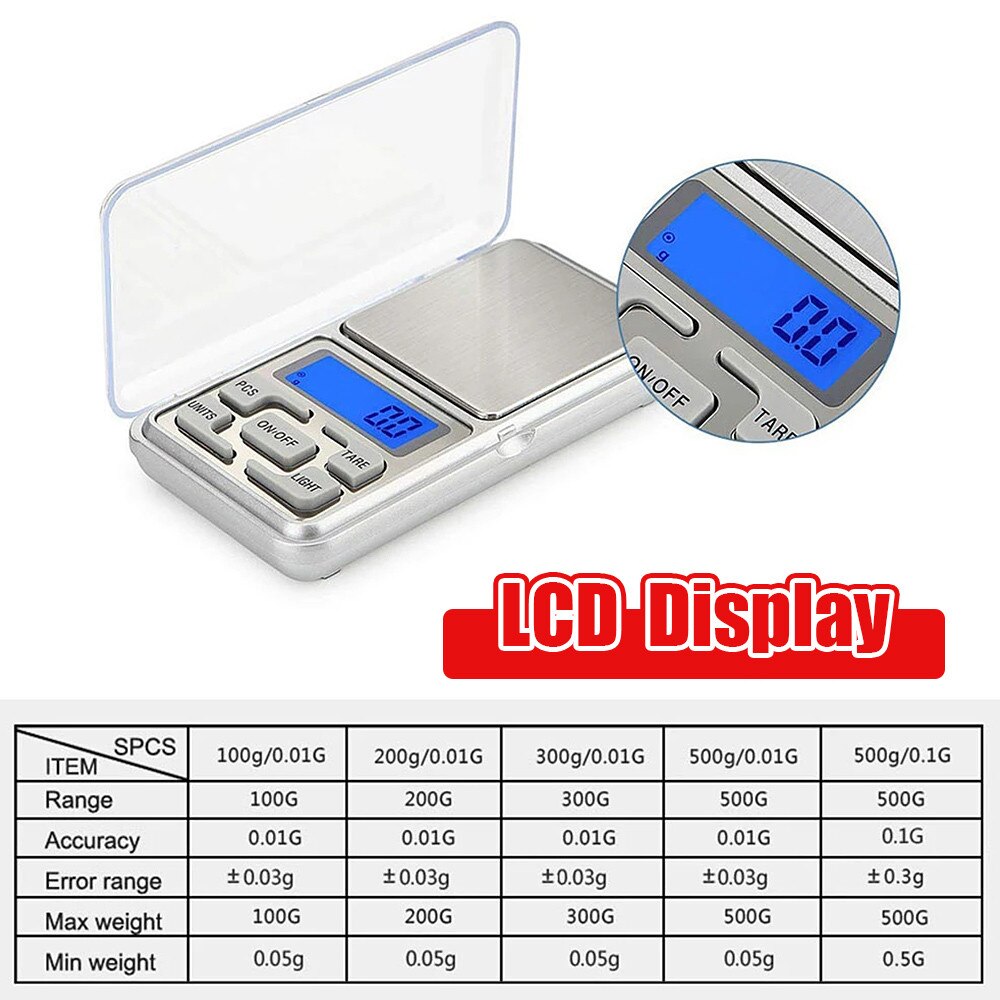 High Precision Digital Pocket Scale for Accurate Weighing
