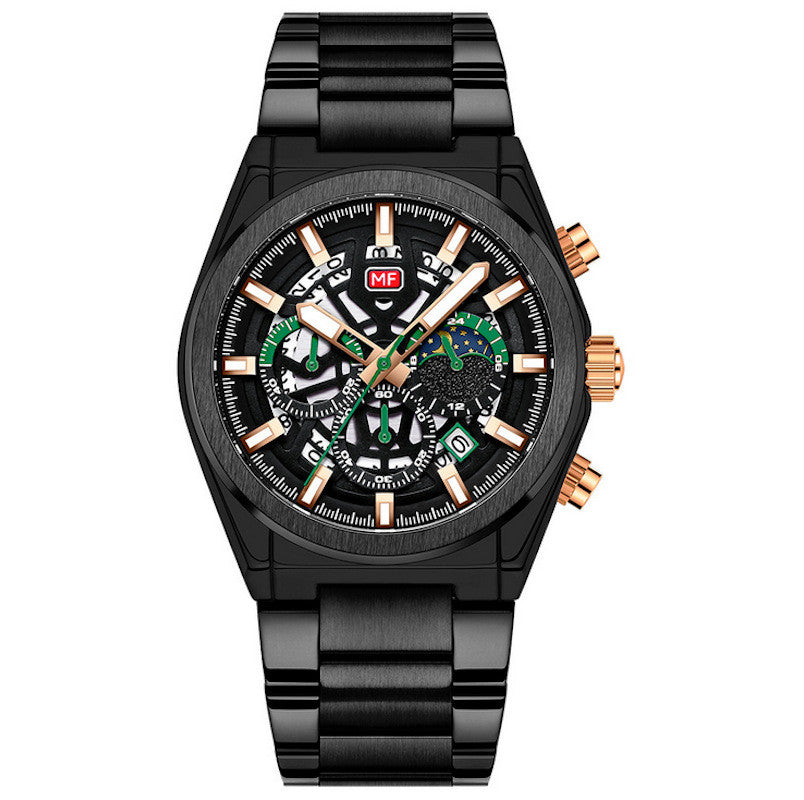 Stylish Men's Quartz Business Watch with Luminous Dial