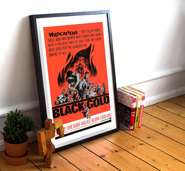 Black Gold - 1962 Reprint Movie Poster