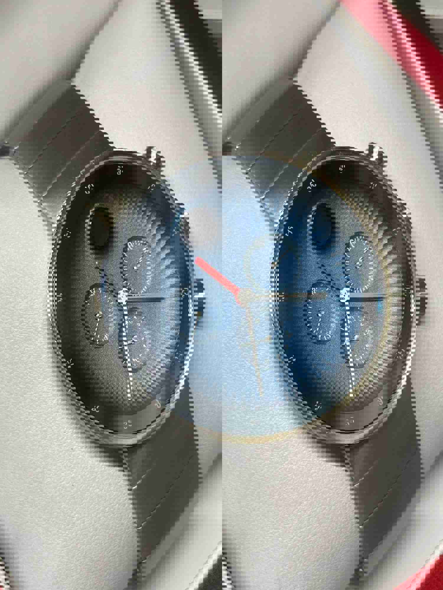 Movado Edge Blue Dial Sapphire Crystal Watch - Brand New with COA