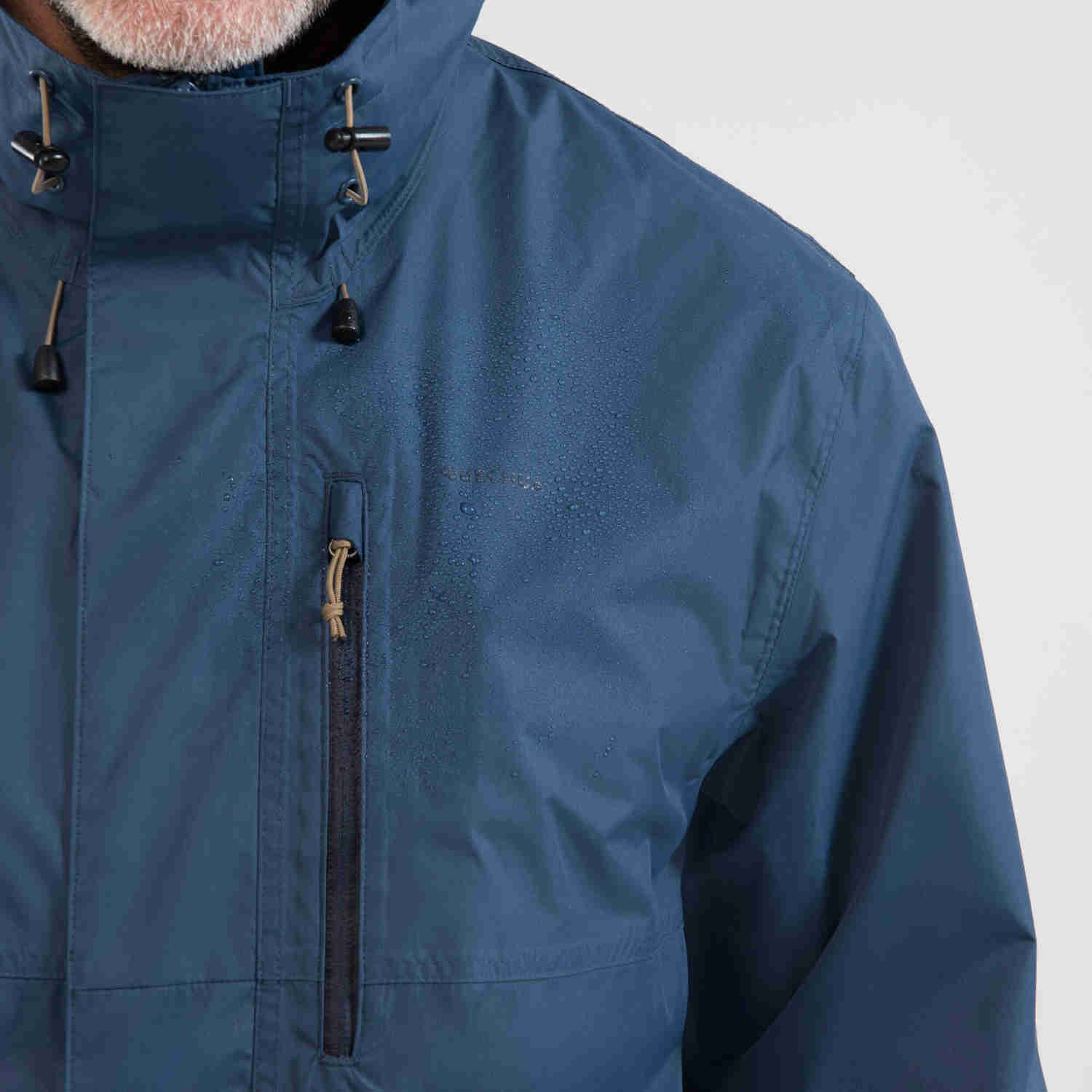 Quechua Men's NH500 Imper Waterproof Rain Jacket