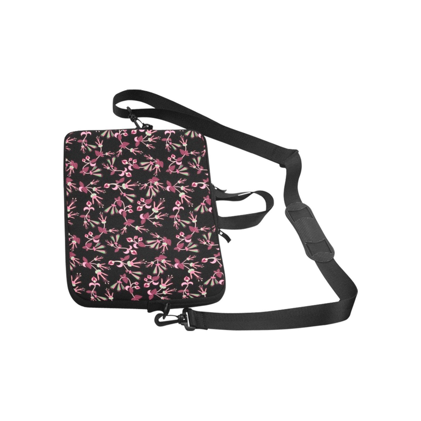 Floral Hummingbird-Inspired Laptop Handbag