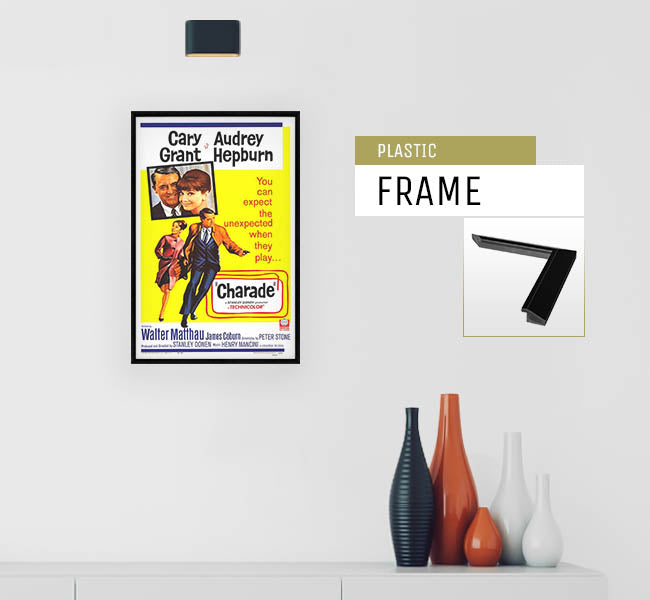 Charade 1963 Reprint Movie Poster - Comedy, Mystery, Thriller