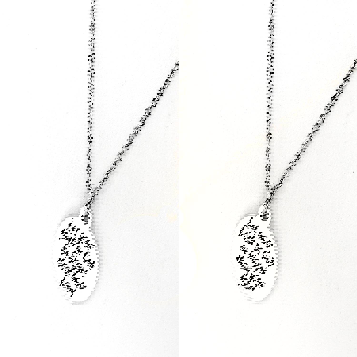 Stainless Steel Faith Necklace - Embrace Bigger Faith, Overcome Fear