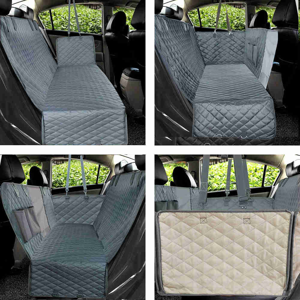 Universal Waterproof Dog Car Seat Cover with Mesh Window