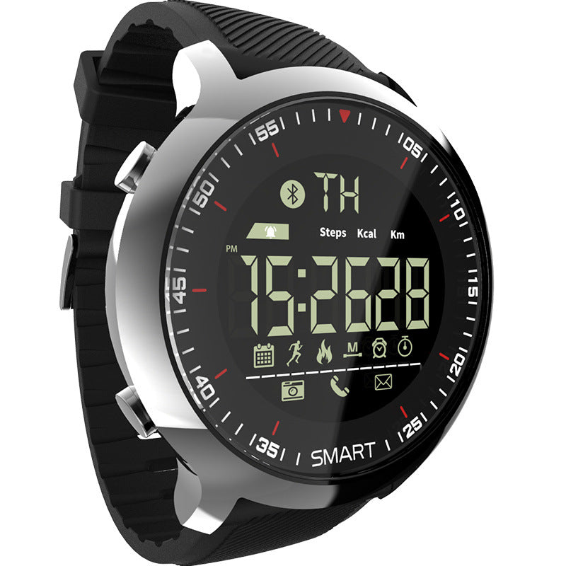 MK18 TPU Wristband Smart Watch with Glass Screen