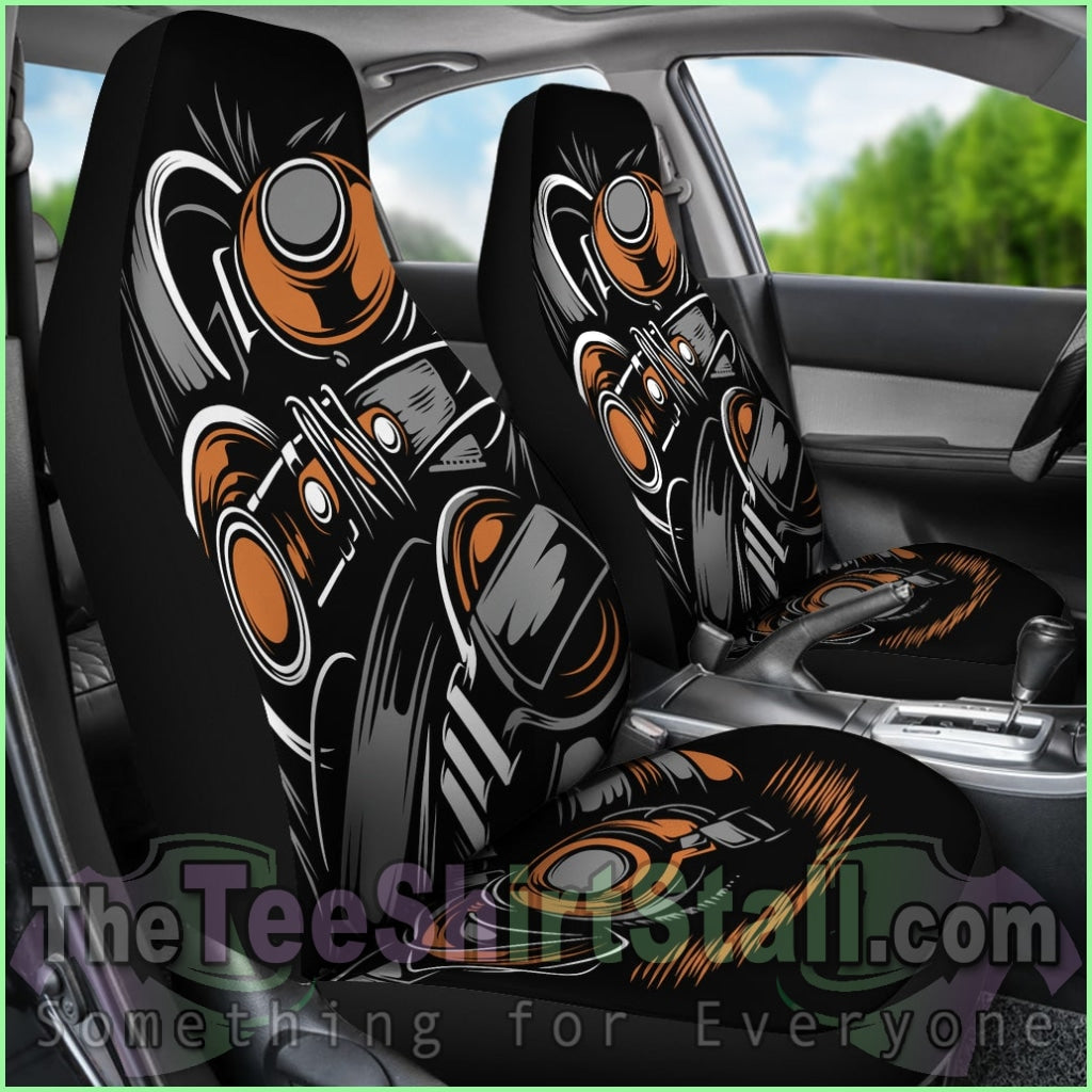 Custom-Made Headphone Beats Car Seat Covers
