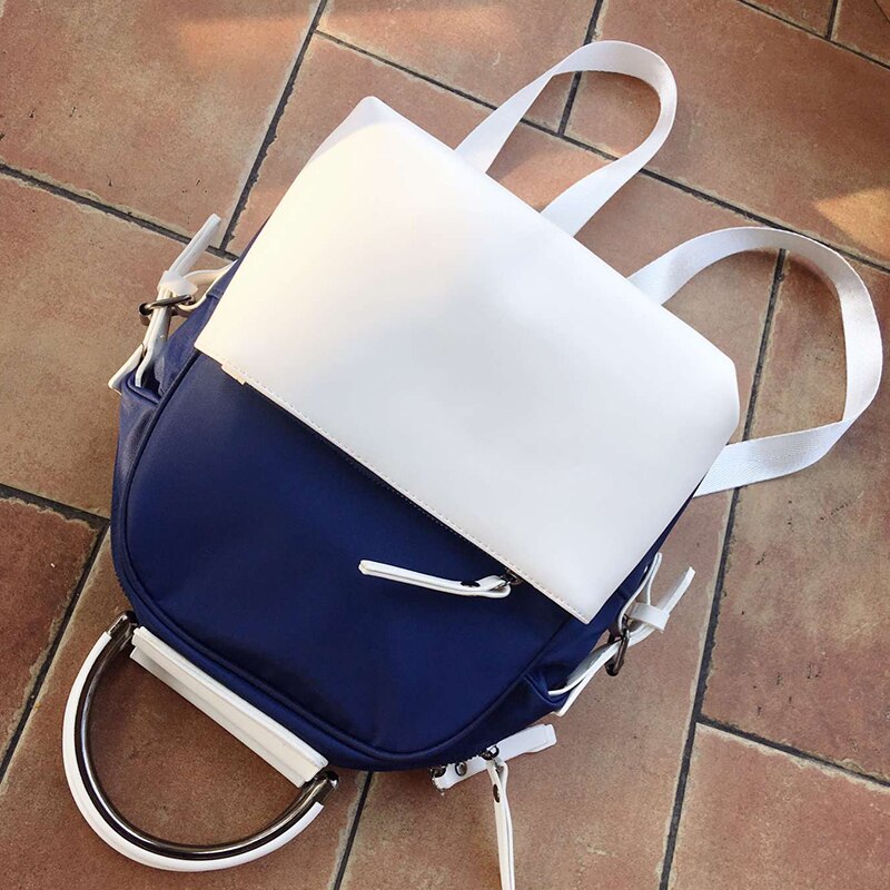 Kukombo Trendy Nylon Backpack for Women, Multi-Purpose Travel and School Bag