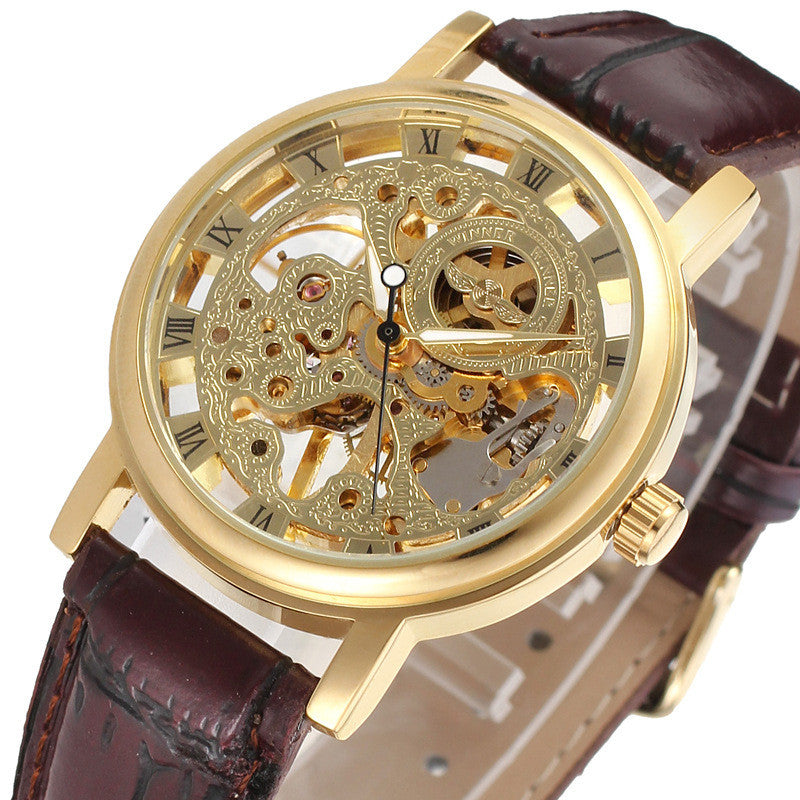 Stylish Men's Mechanical Watch with Classic Design