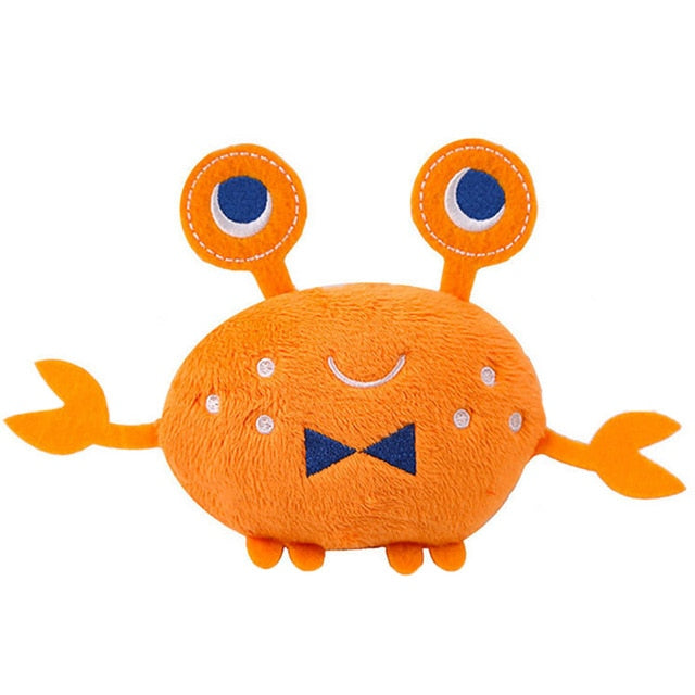 Durable Plush Squeaky Bone Dog Toys for Chewing and Training