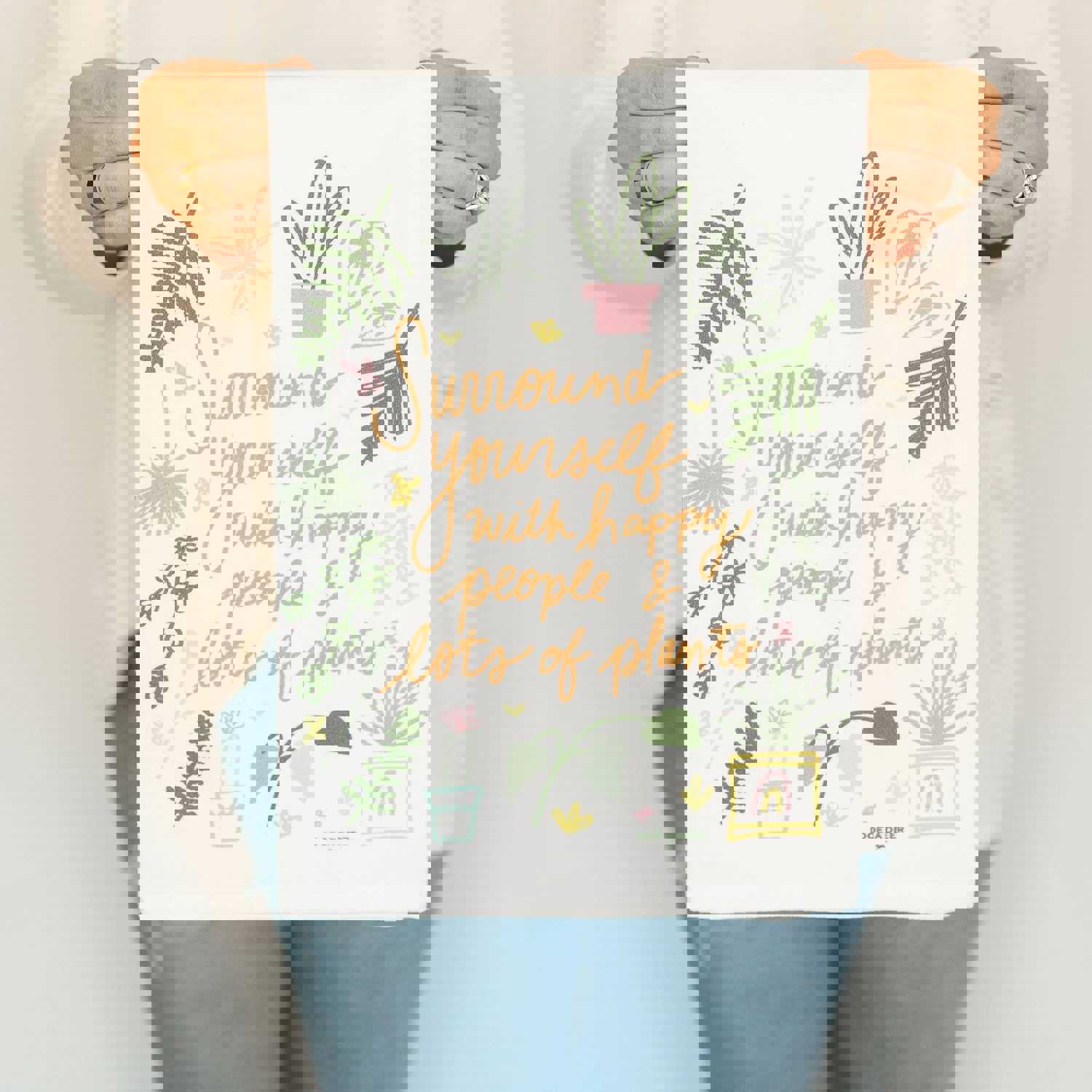 Eco-Friendly Flour Sack Towel for Plant Enthusiasts