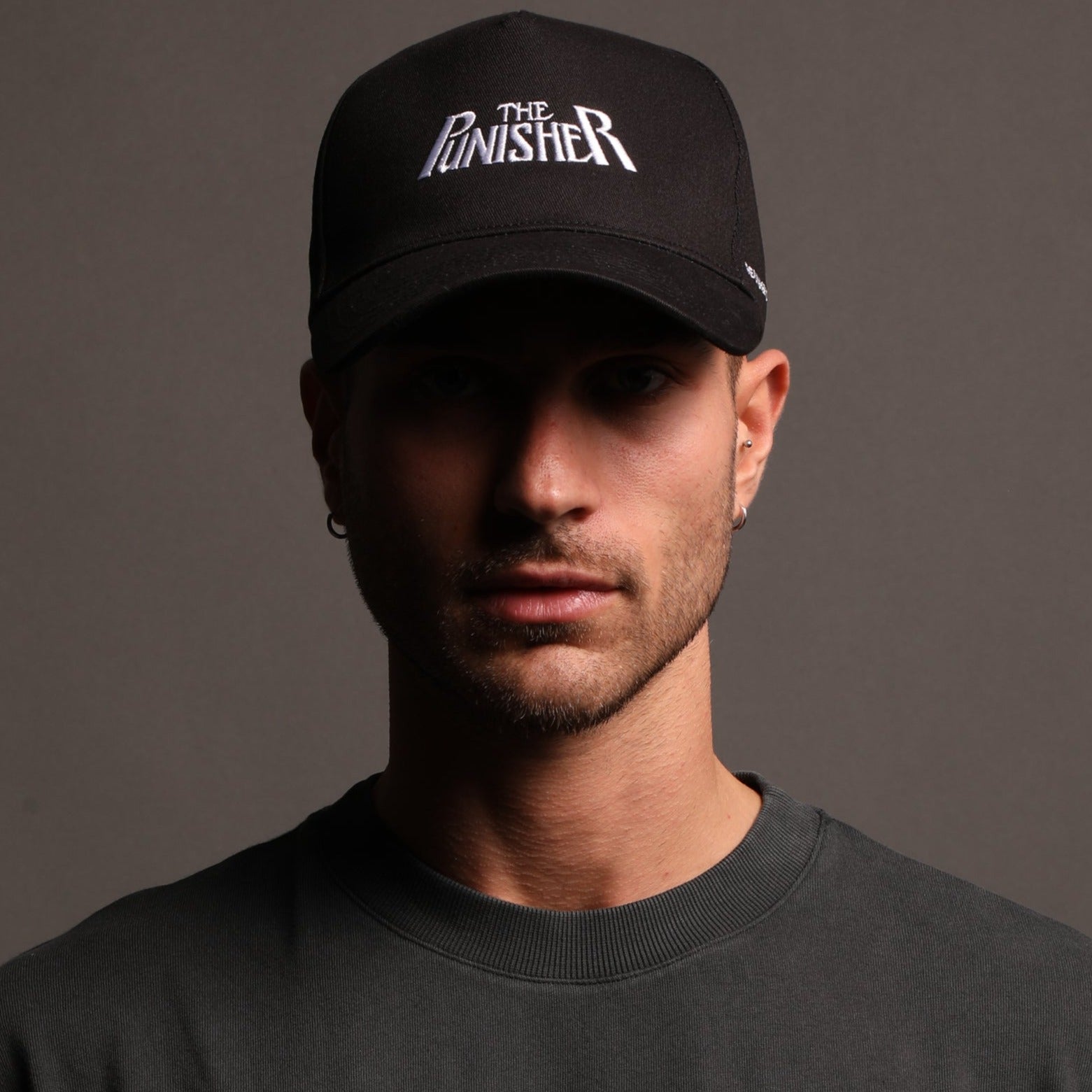 Punisher x Darc Sport 5 Panel Hat in Black