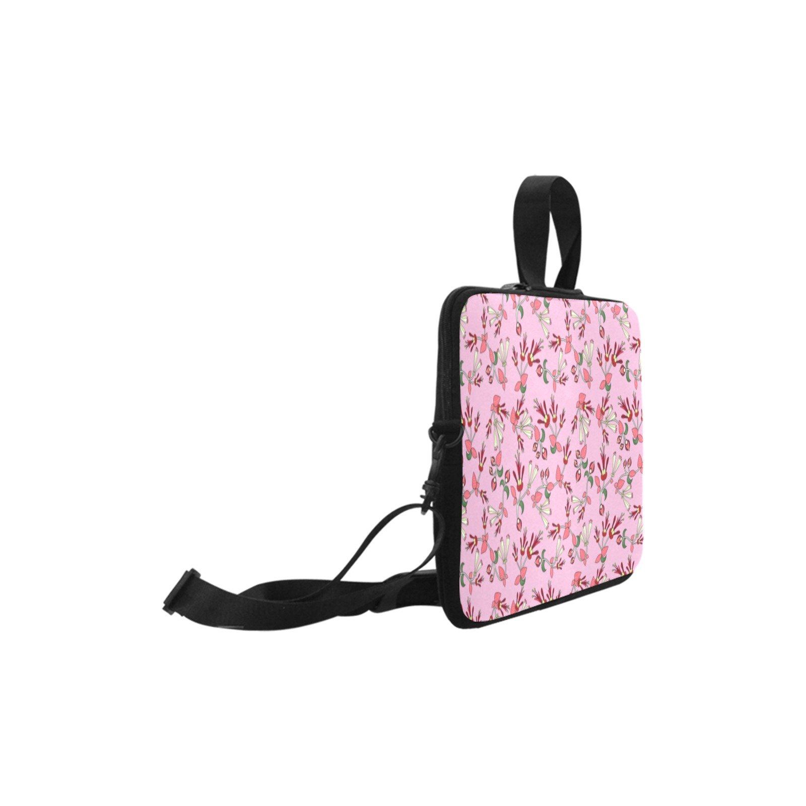 Hummingbird-Inspired Floral Laptop Handbag