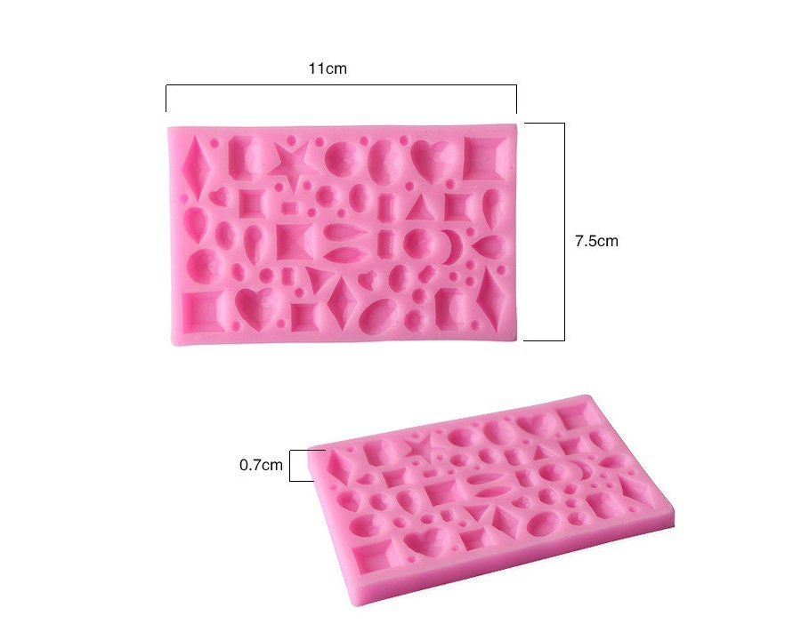 Silicone Gem Mold for Crafting - Princess Tear Drop Diamond