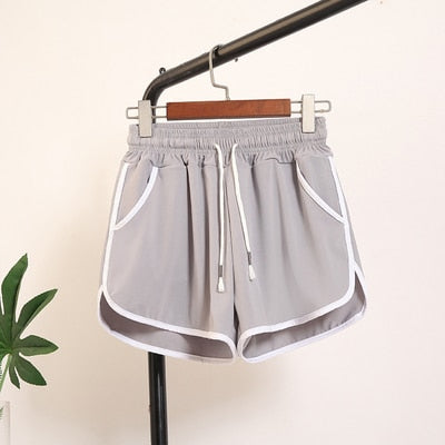 Elastic High-Waist Booty Shorts for Women - Casual Summer Style