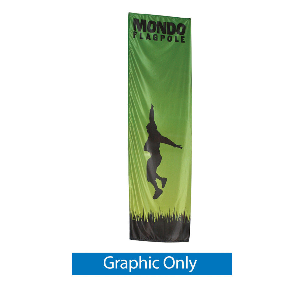 17ft Custom Mondo Outdoor Flagpole Banner Stand