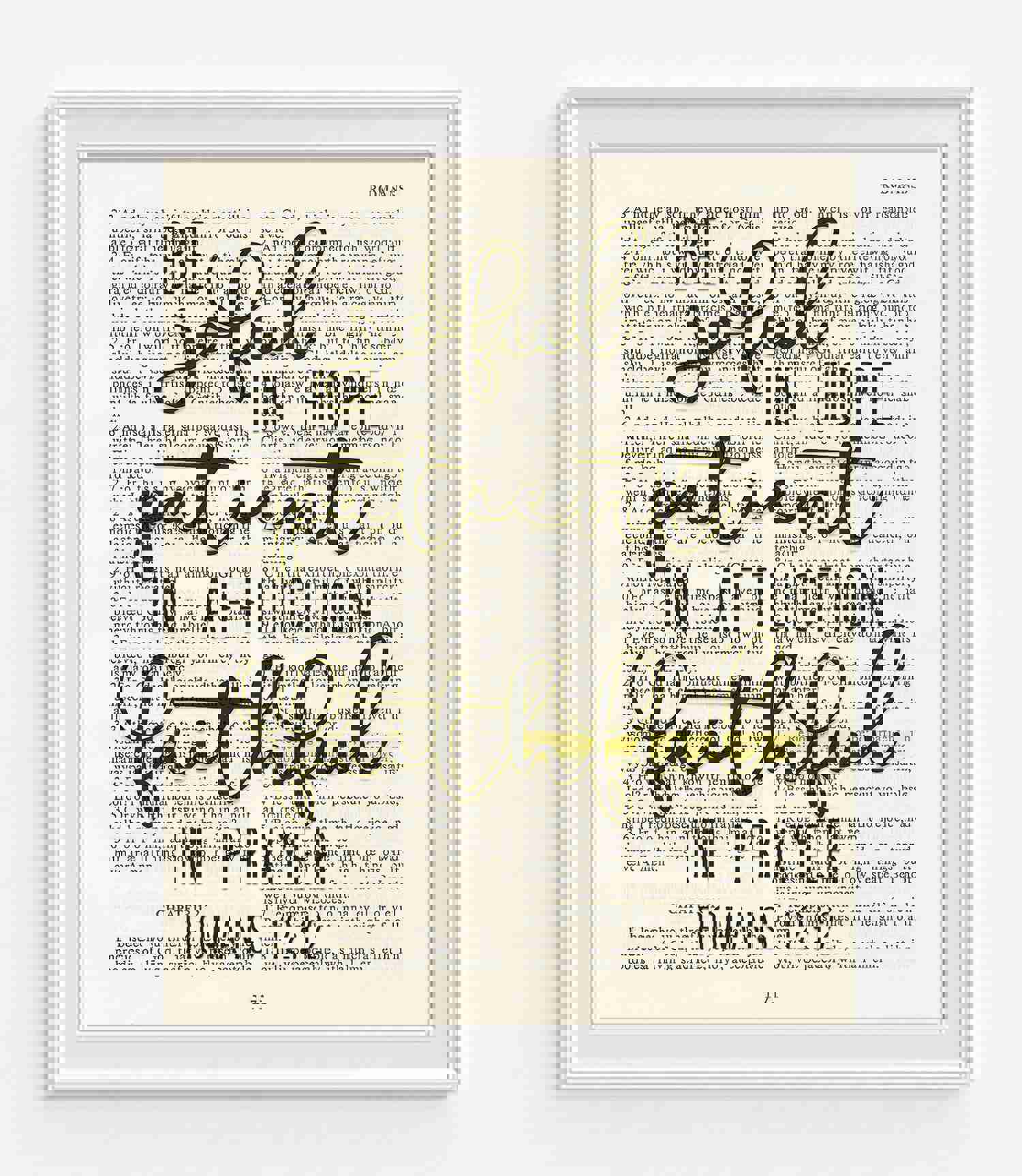 Inspirational Romans 12:12 Christian Art Print